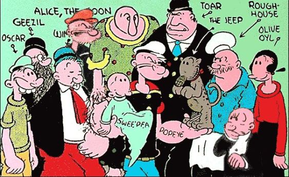 Personaggi ricorrenti del Thimble Theater ai tempi di Popeye